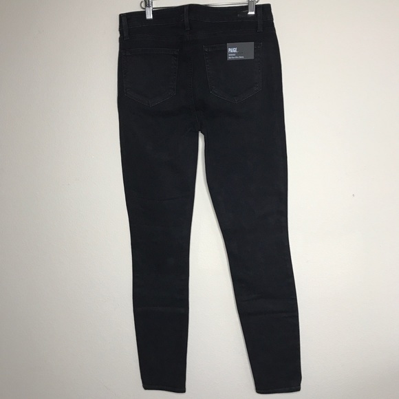 Paige Verdugo Skinny Krystal Noir NWT USA Size-29 - Picture 6 of 16